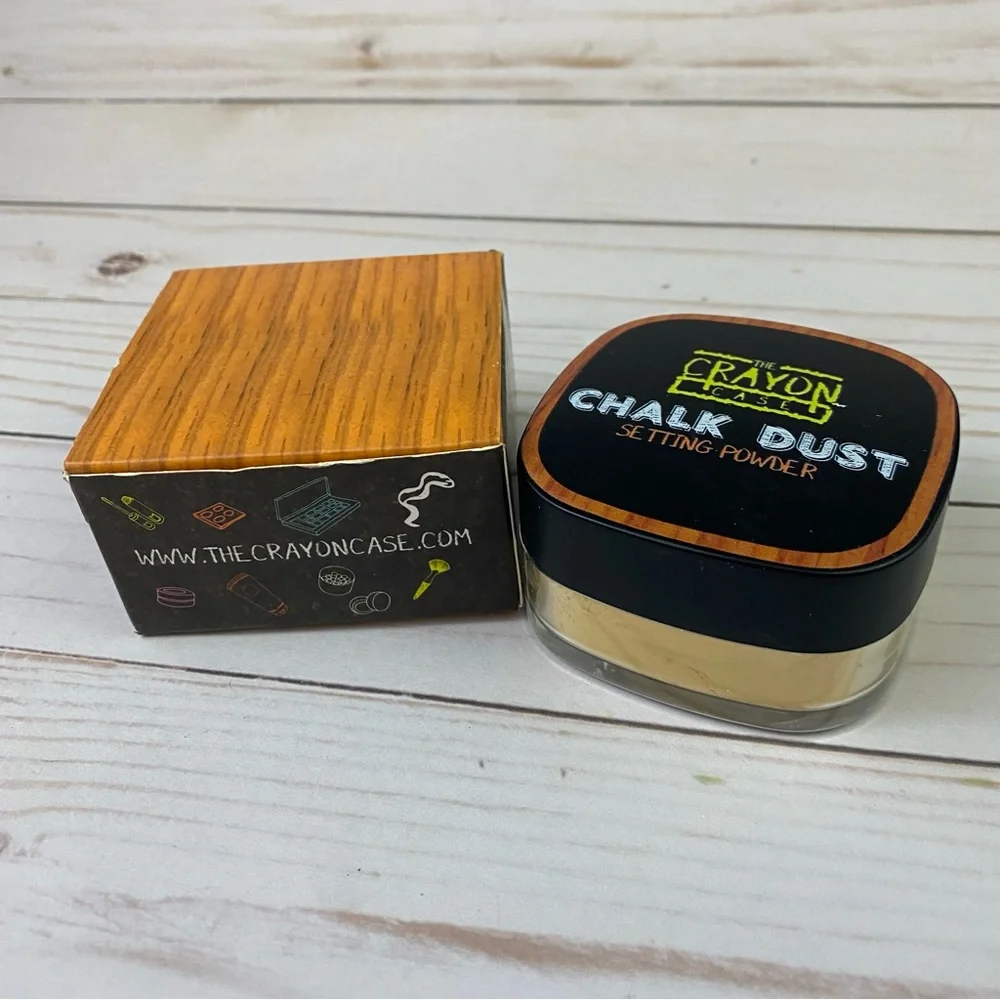 The Crayon Case Chalk Dust Setting Powder Box Wear